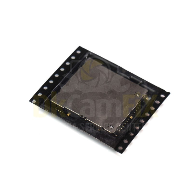 Lumix GH5 memory card slot.